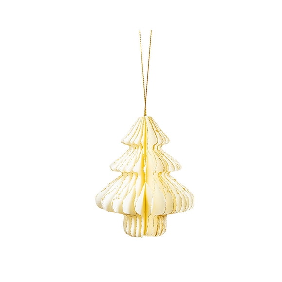 Clearance! Hanging Honeycomb Paper Ornaments Christmas Tree Decorations Tissue Paper Party Christmas 1* Pendant Clearance Sale