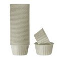 thumbnail image 1 of 50pcs 3.5oz Moldes para Magdalenas de Papel de Tamaño Estándar Envoltorios Antiadherentes Desechables para Bodas Cumpleaños Navidad Postres Gris, 1 of 6