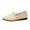Beige, variant on Vedolay Cute Sneakers Women's Slip on Loafer Shoes Comfortable Knit Walking Flats Shoes,Black 6.5