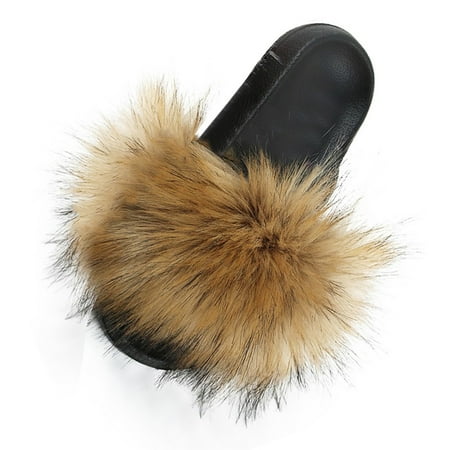 

Alueeu ladies shoes casual Women Mixed Colors Summer Slipper Elegant Lady Solid Colorful Outdoor Shoes Brown 38