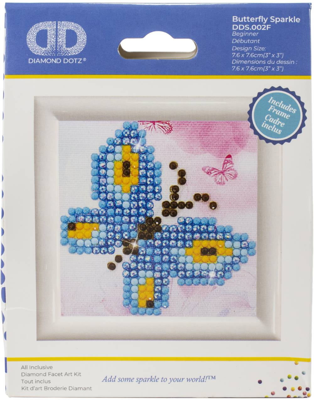 Diamond Dotz Diamond Embroidery Facet Art Kit W/ FrameButterfly