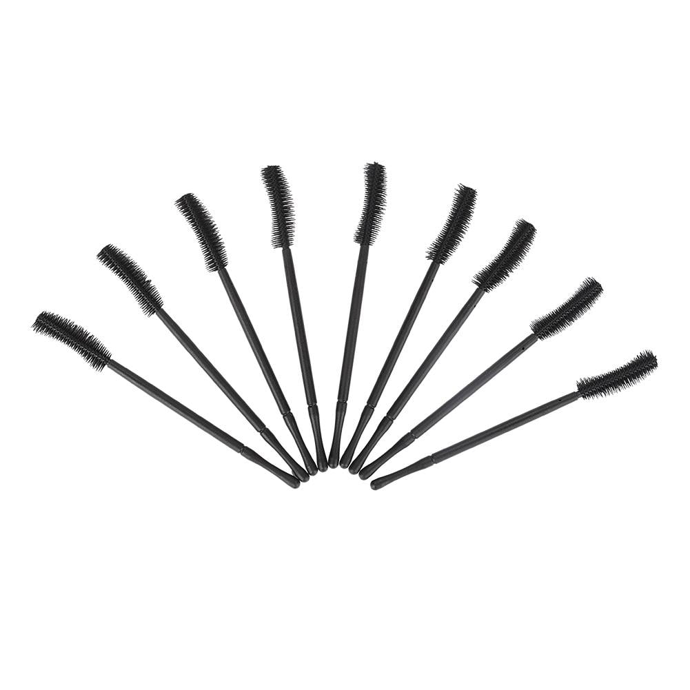 Mgaxyff Eyelash Brush,50pcs Silicone Eyelash Brush Disposable Eyelashes