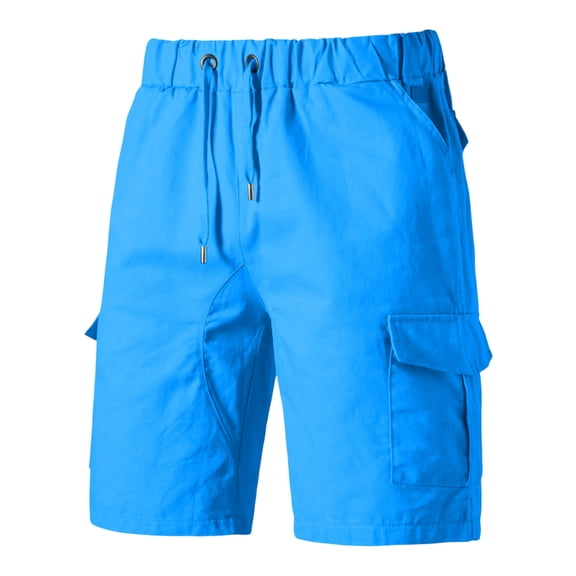 Dresfit Mens Cargo Shorts Big and Tall Open Bottom Shorts Summer 2026 Baggy Hiking Short Pants Lightweight Ripstop Outdoor Carpenter Shorts with Pockets 2XL