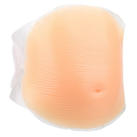 Photography Props Artificial Pregnant Tummy Silicone Pregnant Belly, for Training Screen Performances 2-4 Months