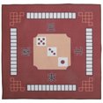 thumbnail image 1 of Miangastore 1PC Mahjong Table Cloth Square Shape Mahjong Mat Board Room Mahjong Pad Anti-slip Desktop Cushion for Games Board Games Mahjong Use (Brown), 1 of 8