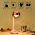 thumbnail image 3 of Luz nocturna recargable por USB, interruptor táctil, lámpara de escritorio, decoración de mesa de dormitorio, regalo (rosa), 3 of 8