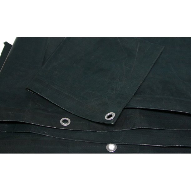 Harpster Tarps 14 Ft. x 18 Ft. Forest Green Medium Duty 4.5 oz. Poly Tarp 9 Mil