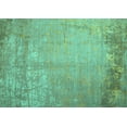 thumbnail image 1 of Ahgly Company Machine Washable Indoor Rectangle Abstract Turquoise Blue Contemporary Area Rugs, 8' x 12', 1 of 4