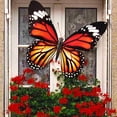 thumbnail image 1 of 16 Inch Large Plastic Butterfly Wall Decor Outdoor Garden Fence Art-other-, 1 of 5