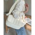 thumbnail image 3 of Kukuzhu Quilted Tote Bag for Women Padding Down Hobo Bag Fashion Large Shoulder Bag Message Bag, 3 of 6