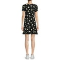 thumbnail image 3 of No Boundaries Juniors' Wrap Dress, 3 of 5