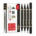 thumbnail image 3 of CCOCC 2026 New Double Tip Soft Brush Pen Thin Nib Liner Pen Black Ink Lettering Signature Pens Art Markers Writing Drawing Calligraphy Pen, 3 of 7