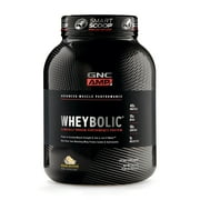 GNC AMP Wheybolic Whey Protein Powder, Banana Milkshake, 25 Servings, Contains 40 Protein, 15g BCAA, and 10g Leucine Per Serving