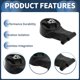 thumbnail image 4 of Soporte del motor del motor Unique Bargains, MONTAJE DEL MOTOR No.13248607 para Chevrolet Cruze 2009-2012 Negro, 1 Pc, 4 of 6