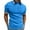 Blue, variant on Sngxgn Men's Classic Fit Short Sleeve Polo Shirt(Black,XXL)