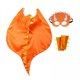 thumbnail image 1 of Capa de Disfraz de Dragón Strade Fareast Limited 4 Capas para Halloween Color Naranja, 1 of 8