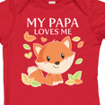 thumbnail image 4 of Inktastic My Papa Loves Me- little fox Boys or Girls Baby Bodysuit, 4 of 5