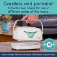 thumbnail image 2 of Hiccapop Portable Baby Wipe Warmer and Wet Wipes Dispenser with 2 Charging Bases and Changing Light, 2 of 6