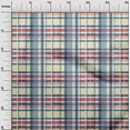thumbnail image 2 of oneOone Georgette Viscose Fabric Madras Check Print Fabric By The Yard 42 Inch Wide, 2 of 4