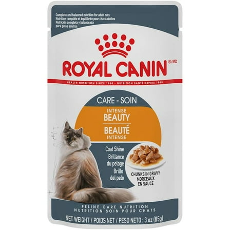 Royal Canin Intense Beauty Cat Wet Food in GRAVY 12x85g