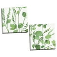 thumbnail image 1 of Gango Home Decor Cottage Mixed Greens LIII & Mixed Greens LIV by Lisa Audit (Ready to Hang); Two 12x12in Hand-Stretched Canvases, 1 of 5