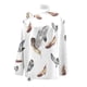 thumbnail image 4 of Puntoco, camisa informal para mujer, manga larga, cuello Halter, hombros descubiertos, blusa holgada con estampado de Polluer, tops Puntoco Puntoco-341, 4 of 5