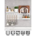 thumbnail image 1 of Punch-free Hole Board  Rack Kitchen Hole Board Accessories  Finishing Display Rack Multifunctional Hole Board, 1 of 6
