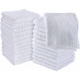 thumbnail image 2 of Pack of 24 Cotton Washcloths 12x12 inches for Finger and Face, 2 of 12