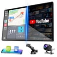 thumbnail image 1 of Pantalla CarPlay LAMTTO inalámbrica de 9 pulgadas con Netflix YouTube, 1 of 9