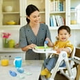 thumbnail image 4 of Nueva cuchara para comer para bebé con mango corto, vajilla spork de silicona para niños, 4 of 5