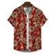 thumbnail image 2 of Camisa hawaiana de playa para hombre, nueva camisa con estampado 3D de flores para exteriores, de manga corta, con botones y cuello abatible, 2024, 2 of 5