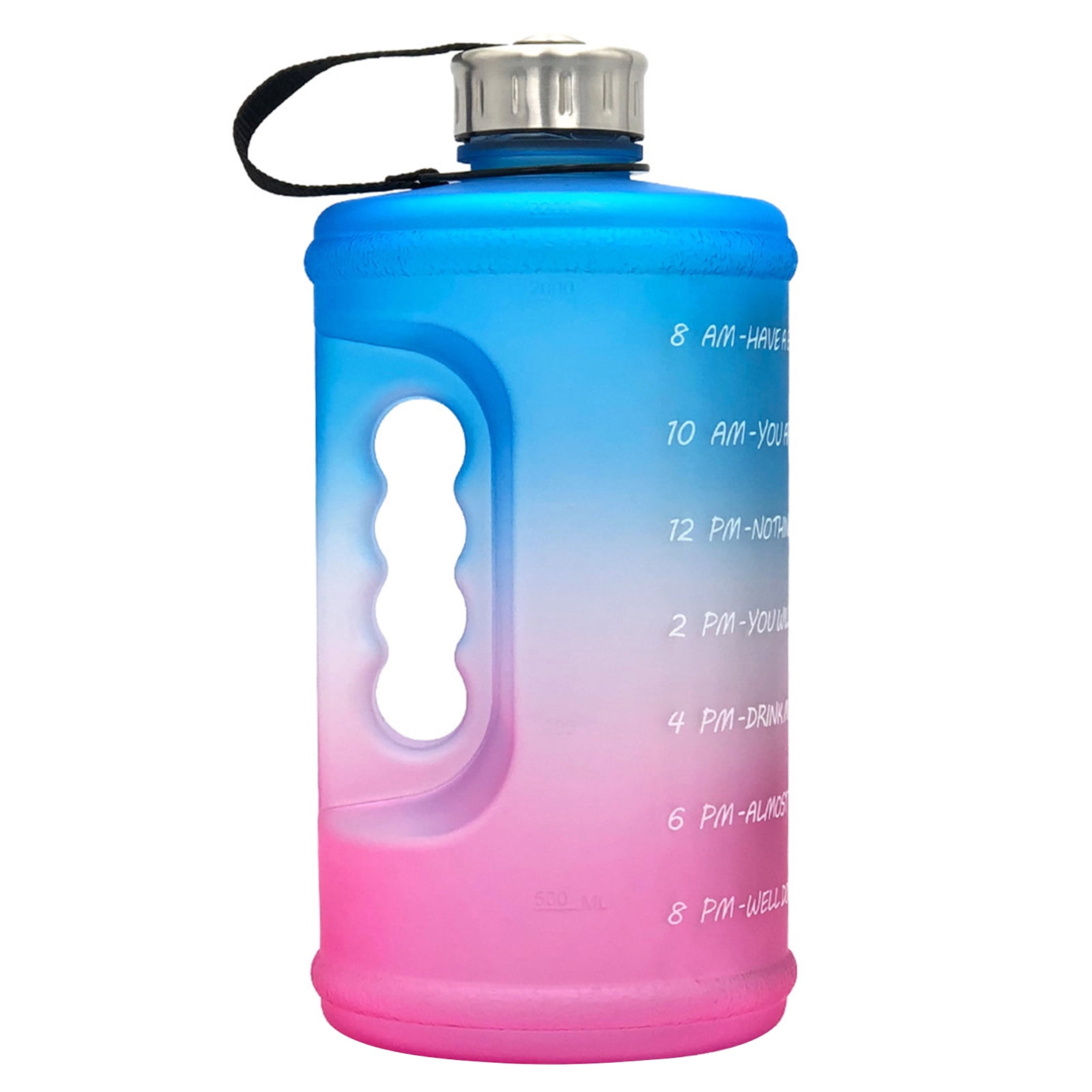 2.2L  fitness large capacity sports water bottle outdoor food grade PE  gym 