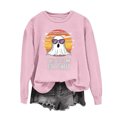 thumbnail image 1 of Ailaofu Halloween Sweatshirt for Women Funny Ghost Graphic Shirt Spooky Season Long Sleeve Tops, 1 of 4