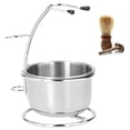 thumbnail image 4 of Tazón de jabón de afeitar, juego de tazón de soporte de afeitado, taza de afeitar con funciones completas, multifunción, práctico y simple para cepillo de barba, jabón EOTVIA No, 4 of 6