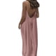 thumbnail image 5 of TaTaai Women's Backless Halter Maxi Dress Loose Fit Sleeveless Ankle Length Solid for Lounge Home Wear Casual Summer Daily Soft Gift, 5 of 8