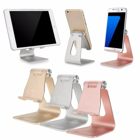 M Way Universal Aluminum Cell Phone Desk Stand Holder Mount
