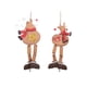 thumbnail image 5 of Bewildely Colgantes navideños para el hogar, accesorios colgantes para vacaciones, artesanía de DIY encantadora en forma de alce, decoración Kits de decoración para fiestas Patrón de corazón Bewildely HA069827-02, 5 of 6