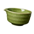 thumbnail image 5 of TISHITA Ceramic Matcha Bowl Handcrafted 450ml for Whisking Matcha Japanese Tea Cup Traditional Porcelain Tea Bowl for Tea Lovers Gift Dark Green, 5 of 8