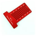 thumbnail image 2 of Precision Marking T-Ruler Aluminum Alloy Woodworking Scribe Marking Gauge Deluxe Crossed-out Hole Scribing Ruler Measuring Tools ,Easy to Use, 2 of 7