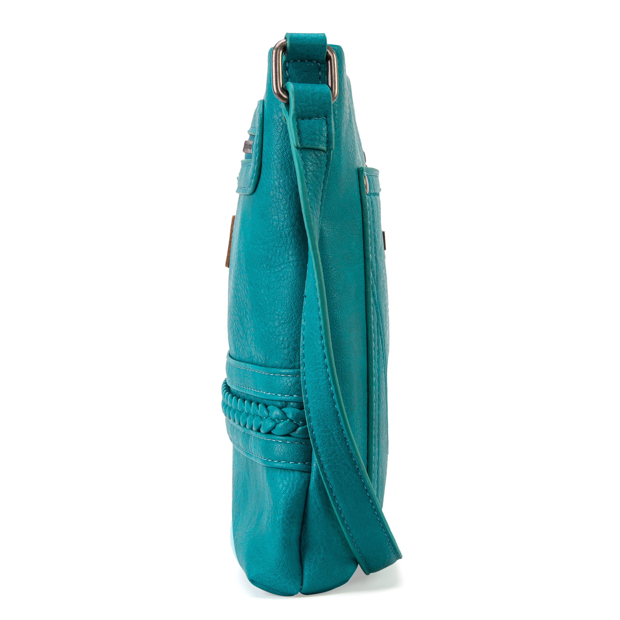 Wrangler Crossbody Bags for Women Western Hand Woven Satchel Purse, Turquoise