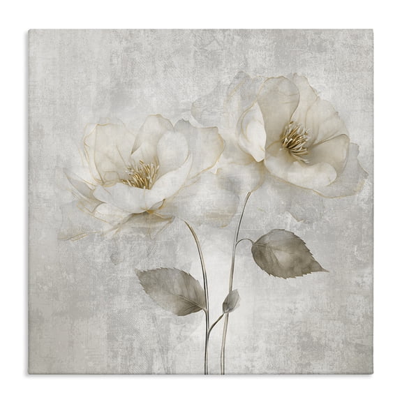 Stupell Industries Traditional Blooming Roses Bunch Canvas Art, 17 x 17, by Irene Weisz