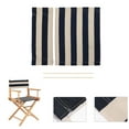 thumbnail image 2 of Navy Blue and White Stripe Directors Chair Covers Set for Outdoor Use, 2 of 8