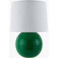 thumbnail image 2 of Livabliss Table Lamps, 20" Stellar Traditional Bedside Nightstand Table Lamp for Bedroom Living Room Office, Green Body with White Shade (20"H x 19"W x 19"D), 2 of 6