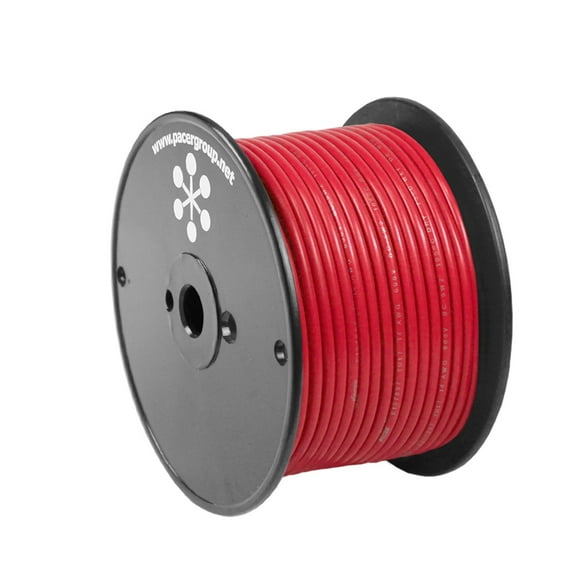 Pacer Red 10 AWG Primary Wire - 100' | Bundle of 5