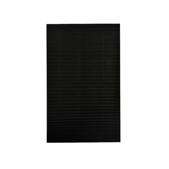 Blackout Pleated Window Shades Window Blind Blackout Light Block Cordless Black 35
