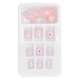 thumbnail image 1 of 24pcs Women False Nails Full Cover Glue On Nails Fake Nail Tip Nail Art Manicure ToolP151, 1 of 5
