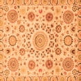 thumbnail image 1 of Ahgly Company Indoor Square Abstract Orange Modern Area Rugs, 3' Square, 1 of 4