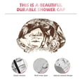 thumbnail image 5 of Balery Western Desert Cowboys2 Shower Caps, Double Layer Waterproof Shower Cap, Double Layers Reusable Shower Cap With Soft Comfortable For Long Thick Hair Soft Bath Shower Hair Caps, 5 of 9