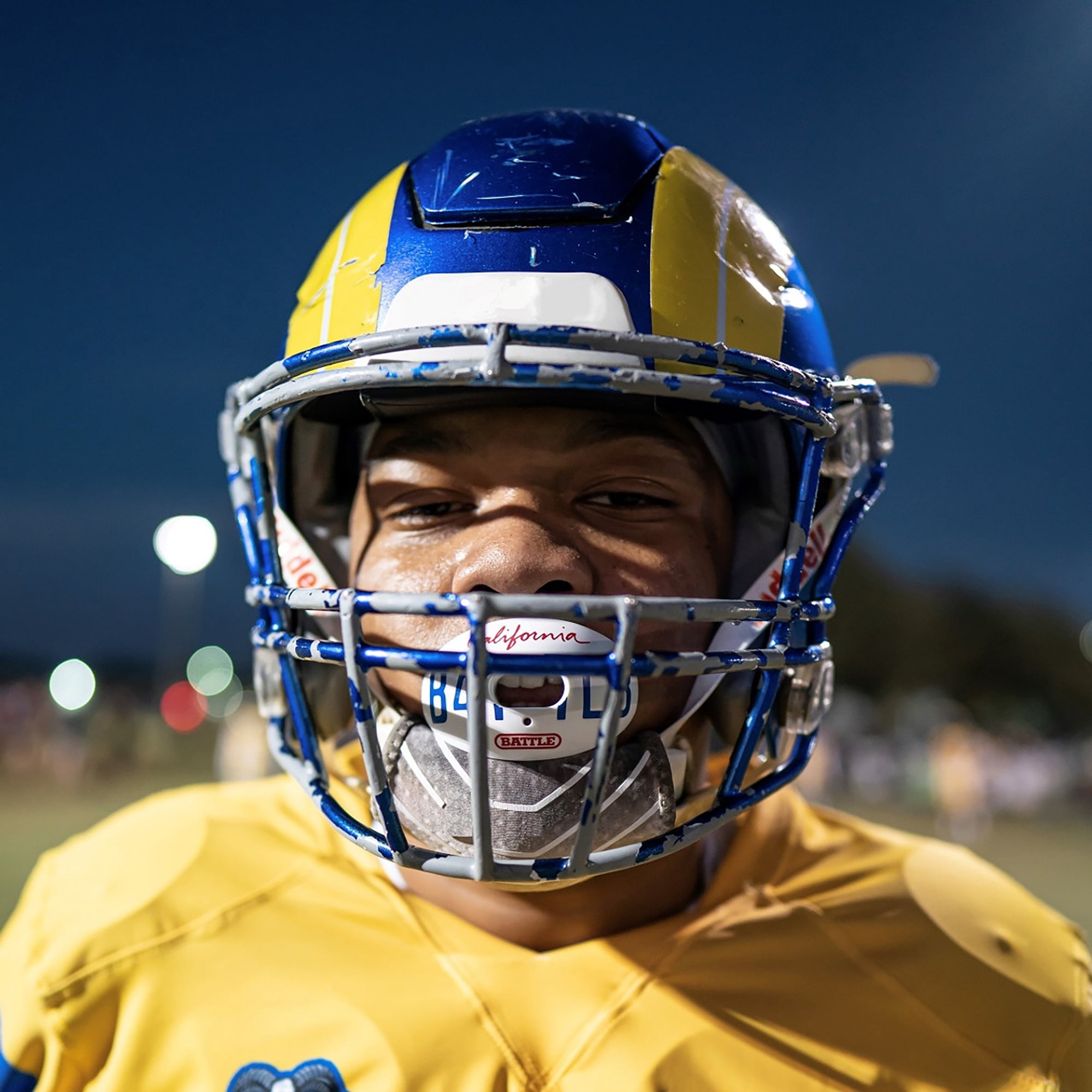 Battle Sports California Plate Oxygen Lip Protector Mouthguard