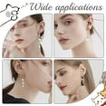 thumbnail image 6 of DIY Cat Asymmetrical Earring Making Kit Including Alloy Links Connectors & Enamel Pendants 304 Stainless Steel Charms Glass Pearl Beads Brass Earring Hooks & Cable Chains Mixed color, 6 of 7